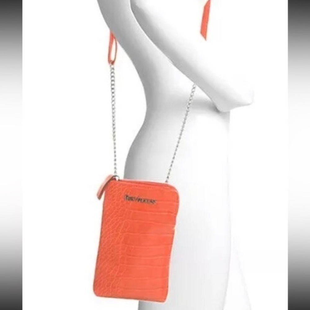 ENZO ANGIOLINI Coral Phone / Crossbody Purse Zip  $48 Versatile Crocodile